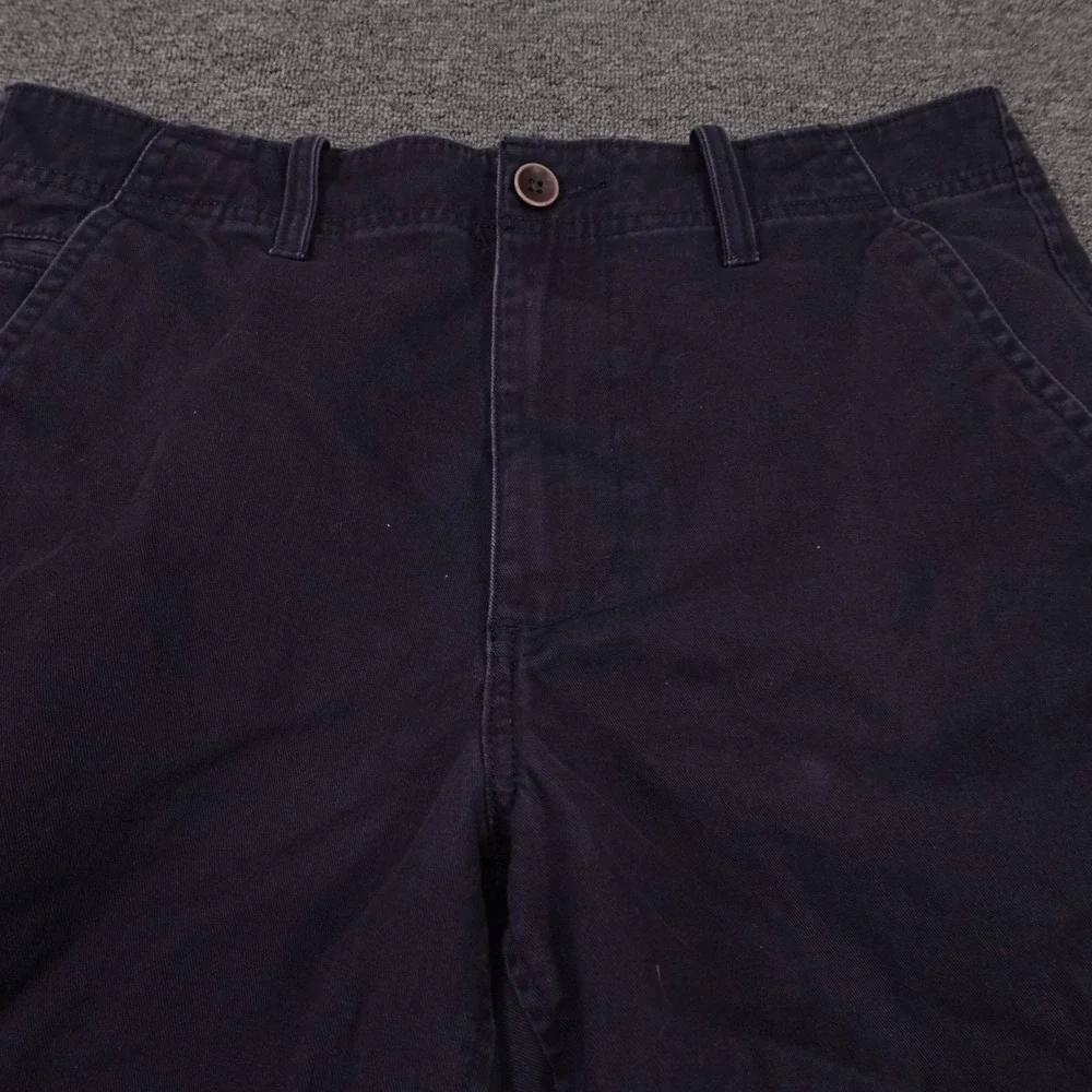 Sonoma Life + Style Shorts Mens 33 Blue Chino Flat Front 11 Inseam‎ Casual